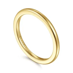 Discount Gabriel & Co. 14K Yellow Gold 1.5mm Mini Spacer Band