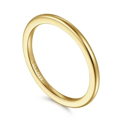 Outlet Gabriel & Co. 14K Yellow Gold 1.3mm Mini Spacer Band