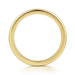 Best Gabriel & Co. 14K Yellow Gold 1mm Mini Spacer Band
