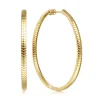 Outlet Gabriel & Co. 14K Yellow Gold 50mm Plain Classic Hoop Earrings