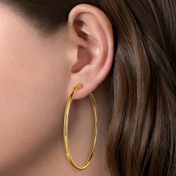 Online Gabriel & Co. 14K Yellow Gold 60mm Round Classic Hoop Earrings