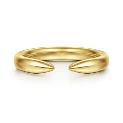 New Gabriel & Co. 14K Yellow Gold Open Anniversary Band