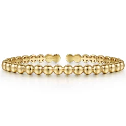 Discount Gabriel & Co. 14K Yellow Gold Open Bujukan Cuff Bracelet