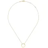 Outlet Gabriel & Co. 14K Yellow Gold Open Circle Pendant Necklace