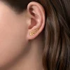 Sale Gabriel & Co. 14K Yellow Gold Open Wing Stud Earrings