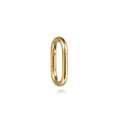 Best Gabriel & Co. 14K Yellow Gold Oval Lock