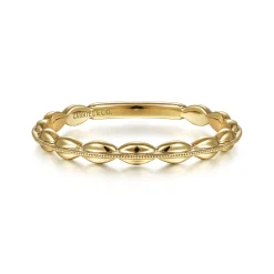Sale Gabriel & Co. 14K Yellow Gold Oval Station Ring