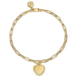 Gabriel & Co. 14K Yellow Gold Paperclip Chain Bracelet-Bujukan
