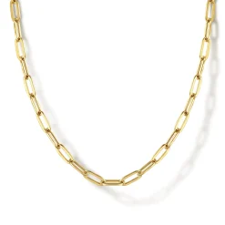 Outlet Gabriel & Co. 14K Yellow Gold Paper Clip Chain Necklace