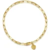 Clearance Gabriel & Co. 14K Yellow Gold Paperclip Chain Bracelet 3.1mm 7 inch