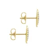 Outlet Gabriel & Co. 14K Yellow Gold Pave Diamond Spiked Stud Earrings