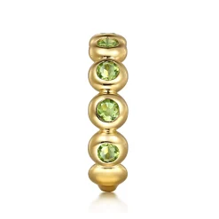 Clearance Gabriel & Co. 14K Yellow Gold PE - Peridot Ladies Ring