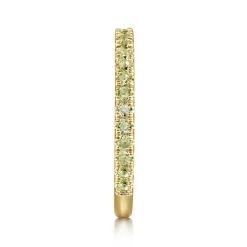 Discount Gabriel & Co. 14K Yellow Gold Peridot Stackable Ring