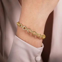 Sale Gabriel & Co. 14K Yellow Gold Plain Bangle