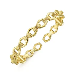 Sale Gabriel & Co. 14K Yellow Gold Plain Bangle