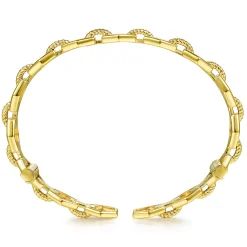 Sale Gabriel & Co. 14K Yellow Gold Plain Bangle