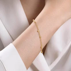 Best Gabriel & Co. 14K Yellow Gold Plain Bracelet