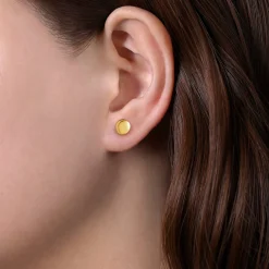 Clearance Gabriel & Co. 14K Yellow Gold Plain Earrings