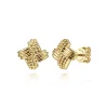 Best Gabriel & Co. 14K Yellow Gold Plain Rope Stud Earrings