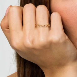 Outlet Gabriel & Co. 14K Yellow Gold Rhombus Shape Stackable Ring