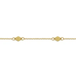 Outlet Gabriel & Co. 14K Yellow Gold Rhombus Station Bracelet
