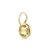 Online Gabriel & Co. 14K Yellow Gold Round Green Amethyst Earrings With Flower Pattern J-Back