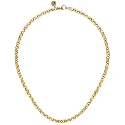 Hot Gabriel & Co. 14K Yellow Gold Round Link Chain Necklace