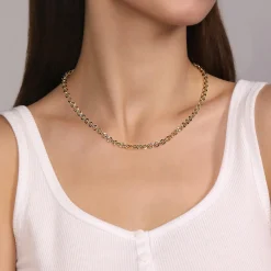 Hot Gabriel & Co. 14K Yellow Gold Round Link Chain Necklace