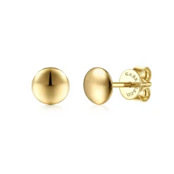 Online Gabriel & Co. 14K Yellow Gold Round Stud Earrings