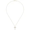 Online Gabriel & Co. 14K Yellow Gold Segmented Diamond Cross Necklace
