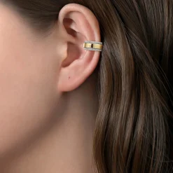 Sale Gabriel & Co. 14K Yellow Gold Single Diamond Ear Cuff