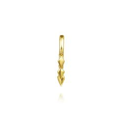 Gabriel & Co. 14K Yellow Gold Single Huggie with Spear Drops