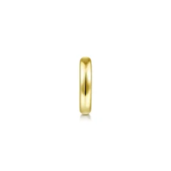 Outlet Gabriel & Co. 14K Yellow Gold Smooth Single Huggie Earring