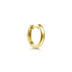 Outlet Gabriel & Co. 14K Yellow Gold Smooth Single Huggie Earring