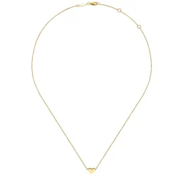 Outlet Gabriel & Co. 14K Yellow Gold Solid Heart Pendant Necklace