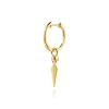 Outlet Gabriel & Co. 14K Yellow Gold Spike Diamond Huggie Drop Earrings