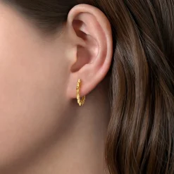 Sale Gabriel & Co. 14K Yellow Gold Spike Huggie Earrings