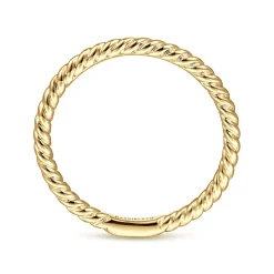 Clearance Gabriel & Co. 14K Yellow Gold Stackable Ring
