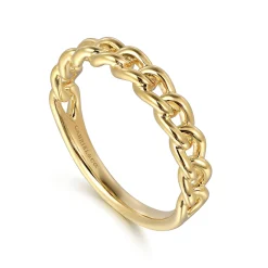 Best Gabriel & Co. 14K Yellow Gold Stackable Ring