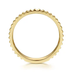 Best Gabriel & Co. 14K Yellow Gold Stackable Ring