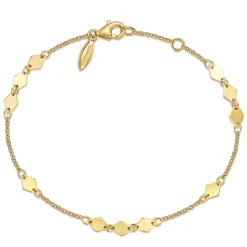 Sale Gabriel & Co. 14K Yellow Gold Stations Bracelet