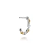 Gabriel & Co. 14K Yellow Gold 925 Sterling Silver J Hoop Earrings-Bujukan