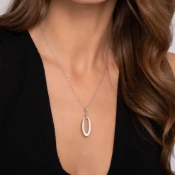 Best Gabriel & Co. 14K Yellow Gold 925 Sterling Silver Bujukan Pendant Drop Necklace