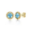 New Gabriel & Co. 14K Yellow Gold Stud Earrings
