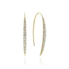 Sale Gabriel & Co. 14K Yellow Gold Tapered Diamond Fish Wire Drop Earrings