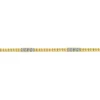 Hot Gabriel & Co. 14K Yellow Gold Tennis Bracelet with Diamond Stations