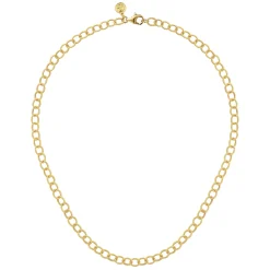 Online Gabriel & Co. 14K Yellow Gold Textured Oval Link Chain Necklace