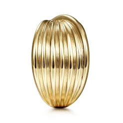 Online Gabriel & Co. 14K Yellow Gold Textured Rows Twist Ring