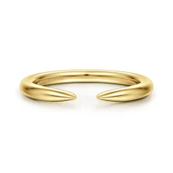 Gabriel & Co. 14K Yellow Gold Thin Open Anniversary Band