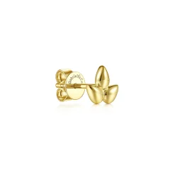 Online Gabriel & Co. 14K Yellow Gold Triple Teardrop Single Stud Earring